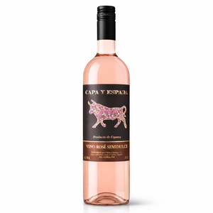 Capa y Espada - Vino Rosado Semiseco Garnacha Tempranillo 11% ABV, Vino Rosado Español 750ml - Product Image 1