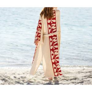 Kimono Largo para Mujer, Ligero, Diseño Abierto, Ofrece Movimiento Elegante y Estilo Versátil para Uso Diario, de la India - Product Image 2