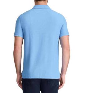 Camisas Polo de Manga Corta con Cuello Alto Personalizadas de Talla Grande para Hombre, Camisas Polo Transpirables de Color en Contraste, Servicio OEM - Product Image 2