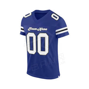 Maillot de football américain confortable et léger Nouveauté Bas quantité minimale de commande Concevez votre propre maillot de football américain Service OEM - Product Image 4
