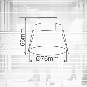 Rilevatore di movimento da incasso a soffitto James, bianco (GSC 104305004) - Product Image 5