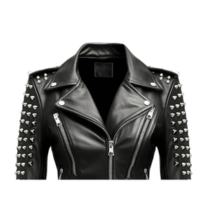 Veste de moto en peau de mouton véritable 100% sur mesure de qualité supérieure pour femmes, coupe-vent, élégante, tendance, avec fonction chauffante pour l'hiver - Product Image 4