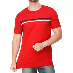 Sudadera de alta calidad hecha a medida para hombre, ropa de calle, algodón, informal, cuello redondo, manga corta, Color sólido, lavado ácido, camiseta - Product Image 1