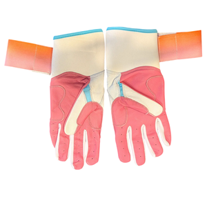 Gants de frappe de baseball pour hommes et femmes Softball en cuir véritable, manchette longue confortable, vêtements de sport, gants de baseball - Product Image 2