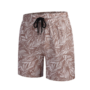 <b>Men's</b> High Quality Quick Dry Boardshorts with Back Pockets Summer Floral and Plaid Print Set Custom Design for <b>Swimming</b> - Product Image 5