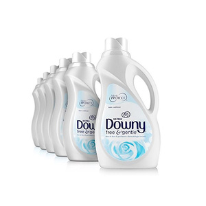 Acondicionador de tela líquido suave Ultra libre Downy, paquete de 6 botellas de 34 oz, 240 cargas, suavizante suave desechable concentrado total - Product Image 5