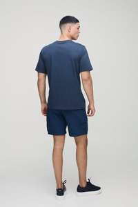 Wholesale Technical Stretch <b>Cargo</b> <b>Shorts</b> For Men Slim Fit with Pin tuck Detail| <b>Elastic</b> <b>Waist</b> Latest Factory Style - Product Image 4