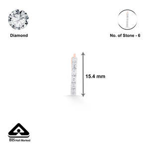 Bijoux de corps en zircon or rose - Tendance pour mariage, fiançailles et cadeau - Product Image 5