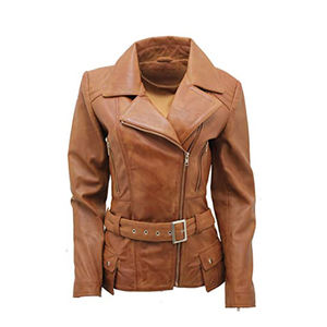 Nueva llegada de la chaqueta de cuero de las mujeres OEM por encargo con relleno de algodón transpirable de secado rápido personalizado colores y logotipo al por mayor - Product Image 5