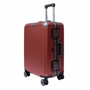Wholesale Luxury PC <b>Aluminum</b> Frame Suitcase Anti-Scratch Silent Wheels OEM Custom Logo Hardshell Travel <b>Luggage</b> For Women - Product Image 3