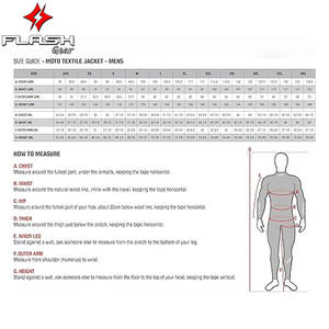 Chaqueta de Motocicleta Impermeable Unisex FLASH GEAR de Poliéster/Cuero, Manga Larga, Protección para Todo Clima, Transpirable y Resistente al Viento - Product Image 3