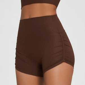 Low MOQ Gym Peach Butt Shorts Skin Friendly Good Elastic Fitness Shorts Mujeres - Product Image 3