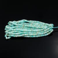 Perles de pierre gemme opale péruvienne bleue en forme de pneu, type Heishi, pour colliers et bracelets, 6mm-8mm, 16 pouces, les plus vendues