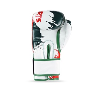 Gants de boxe professionnels en cuir de vachette noir 12oz en gros Adultes PVC Lacés Logo personnalisé Tailles 8oz 16oz Cuir gagnant de haute qualité - Product Image 5