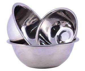 Attractive stainless steel salad serving bowl with premium <b>mirror</b> finished for modern dining <b>table</b> setup - Product Image 1
