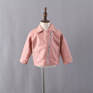 แจ็กเก็ตหนังรถจักรยานยนต์สีดำสำหรับเด็กผู้หญิงเสื้อโค้ทเด็กกันลมสุดเท่ออกแบบได้ตามต้องการลายสก๊อตสำหรับฤดูหนาว - Product Image 5