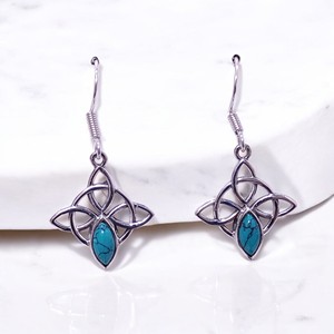 Pendientes hechos a mano únicos de piedras preciosas naturales de Plata de Ley 925, joyería de moda de diseño fino para regalo de mujer - Product Image 2
