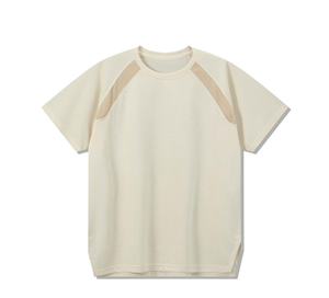 2025 primavera hombres Deportes Fútbol Jersey secado rápido transpirable Casual camiseta estampado sólido patrón Fitness tejido cuello mangas - Product Image 6