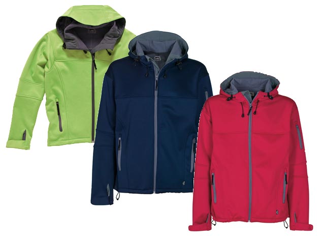 Customizable 3-Layer Softshell Outdoor Jacket with Hood Windproof