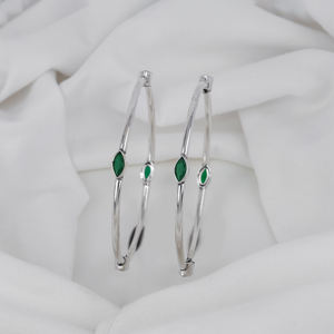 Modern & Classic Style Sterling Silver Plated Fine Jewelry Sets Necklace/Bracelet with Natural <b>Crystal</b> Accents - Product Image 1