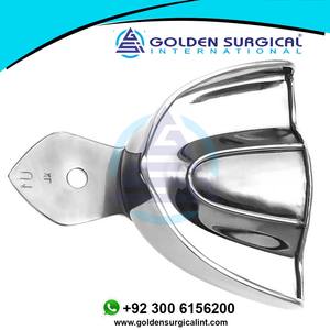 Portaimpresiones Ortodóntico Grande, Superior, Sólido |   Bandeja de Impresión Dental de Acero Inoxidable, Autoclavable, Suministros Dentales - Product Image 6