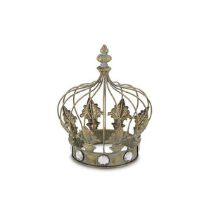 Couronne décorative en métal forgé à la main, idéale pour la maison, les fêtes, les festivals, la décoration de table de ferme, Noël - Product Image 1
