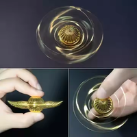 Gyroscope à doigts Snitch en métal avec ailes de Cupidon et d'ange, Fidget Spinner pour garçons et filles, vente en gros