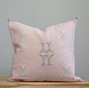 Grossiste Cactus Marocain Coton Fait main Housses de coussins décoratifs Maison Cactus Soie Coton Coussins Kelim - Product Image 1