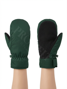 Mitaines de ski d'hiver imperméables avec logo personnalisé, sangle de poignet réglable, paume antidérapante pour le snowboard, gants - Product Image 3