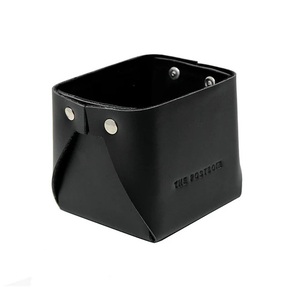 Organizador de Oficina de Cuero Personalizado al por Mayor para Brochas de Maquillaje, Portalápices, Contenedor Multiusos Clásico para Exhibición en Mesa, la Mejor Calidad - Product Image 1