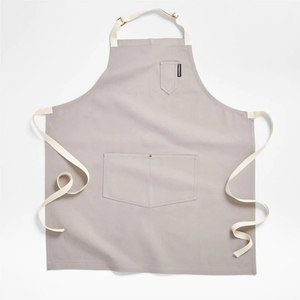 Gran oferta, delantal de cocina de lona de algodón impermeable con estampado de colores personalizados de alta calidad, logotipo personalizado - Product Image 1