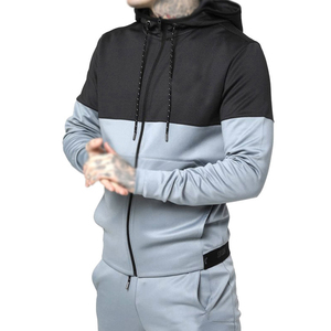 Venta al por mayor de invierno Casual Sublimación 100% algodón con capucha chándal conjunto liso Unisex chándal sudaderas con capucha logotipo personalizado hombres - Product Image 3