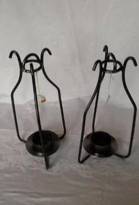 Lanterne décorative artisanale en métal, porte-bougie chauffe-plat, décoration de jardin de style campagnard, lanterne en fil de fer, décoration de Noël - Product Image 5