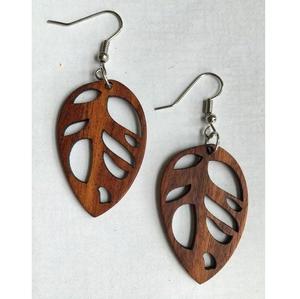 Fabricant en gros de boucles d'oreilles en bois, écologiques, traditionnelles et pour les fêtes - Product Image 5
