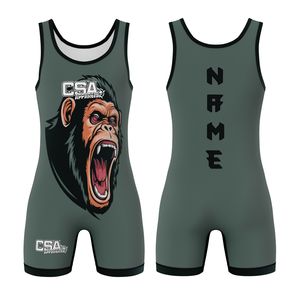 Camiseta de lucha libre para hombres y niñas Body Wear Body New Fighting Wears Custom Top Trending Design Sublimated Wrestling Singlet - Product Image 1
