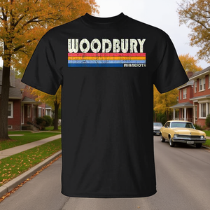 Vintage <b>70s</b> 80s Style Woodbury MN T-<b>Shirt</b> Retro Promotional Apparel - Product Image 3