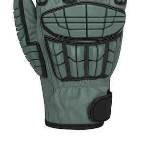 Guantes de trabajo de seguridad mecánicos resistentes a cortes de cuero de alta calidad Guantes mecánicos resistentes a impactos TPR - Product Image 5