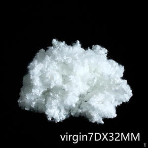 High Quality 7D 64mm Virgin <b>Polyester</b> Staple Fiber Flame Retardant GRS Certified Recyclable Hollow Conjugated Filament Spinning - Product Image 2