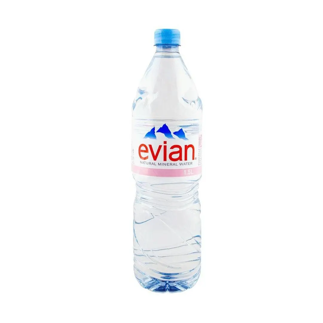 Распродажа, минеральные бутылки для воды из натурального источника Evian, распродажа