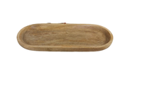 Ensemble de plateaux de service en bois de nouvelle conception, finition naturelle, écologique, 2 pièces, avec couleur et taille personnalisées pour la maison, le restaurant, les mariages
