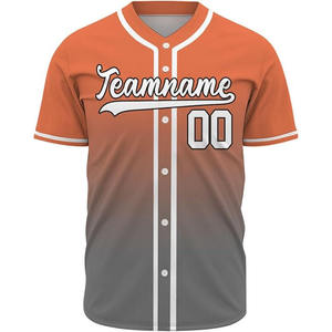 OEM Newest Quick Dry Baseball Print Tshirts Jersey Custom Stitch Blank <b>Crop</b> <b>Top</b> for <b>Men</b> <b>Men's</b> Custom Baseball Jersey - Product Image 4