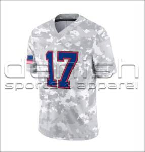 Sublimación personalizada, uniformes de fútbol americano, camisetas de equipo totalmente personalizadas con bordado y suministro directo de fábrica OEM. - Product Image 3