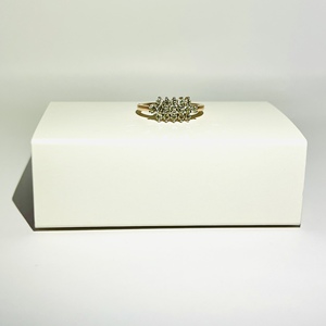 Anillo de Compromiso Clásico de Oro Rosa de 18K con Diamante Natural, Engaste de Canal, Corte Brillante, Anillo de Moda de Oro Rosa - Product Image 4