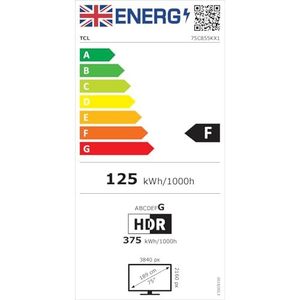 Téléviseur intelligent Mini LED 75 pouces avec rétroéclairage HDR QLED et fréquence de rafraîchissement de 120 Hz, système audio intégré - Product Image 2