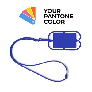 Supporto per Cellulare in Silicone con Cordino per Gadget Personalizzati - Product Image 1