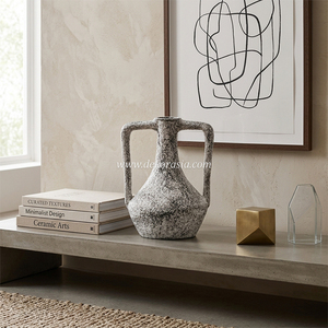 <b>Handmade</b> Rustic Ceramic Vase Collection Decorative <b>Pottery</b> Flower Vase for Home Living Room Decoration - Product Image 6