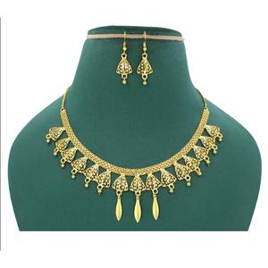 Ensembles de bijoux de mariage turc collier de fleurs bijoux plaqué or bijoux plaqué or 24k Dubai collier et bracelet ensemble indien - Product Image 1