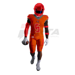 Camiseta de fútbol americano y pantalones acolchados Kit de uniforme de equipo personalizado OEM disponible - Product Image 2