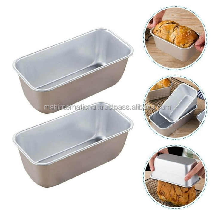 Bakeware Loaf Pan Aluminum Snow Toast Box Cheese Box Baking Roast Brownie Rectangular Cake Small Toast Bread Mold Cake Mold
