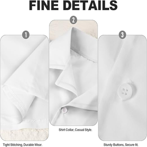 Camisa abotonada de secado rápido 2025 Diseño personalizado Camisas hawaianas de sublimación informal para hombres - Product Image 5